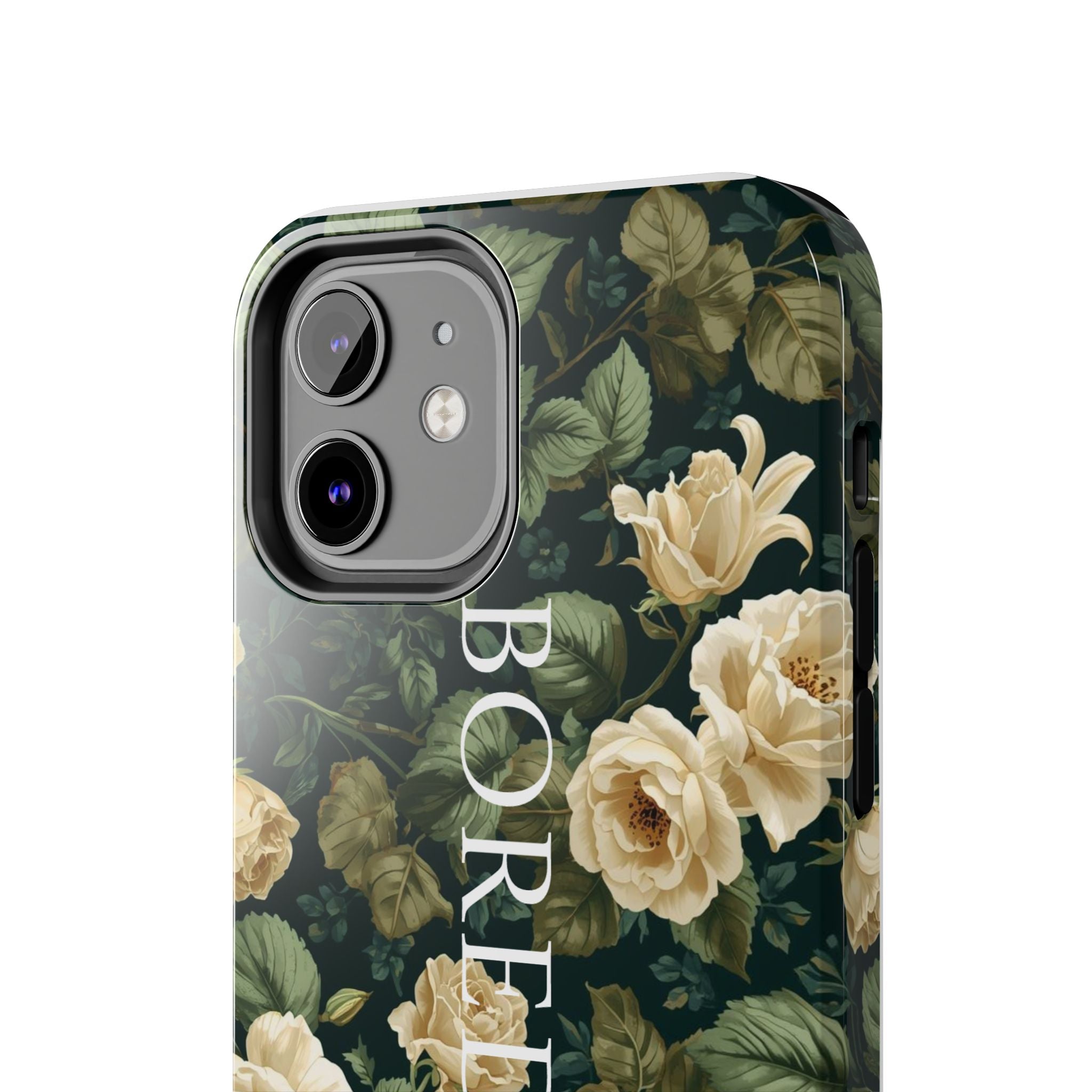 Floral Boredom Tough Phone Case, Durable Phone Cover, Gift for Her, Trendy Tech Accessories, Unique Flower Design, Stylish Phone Protection