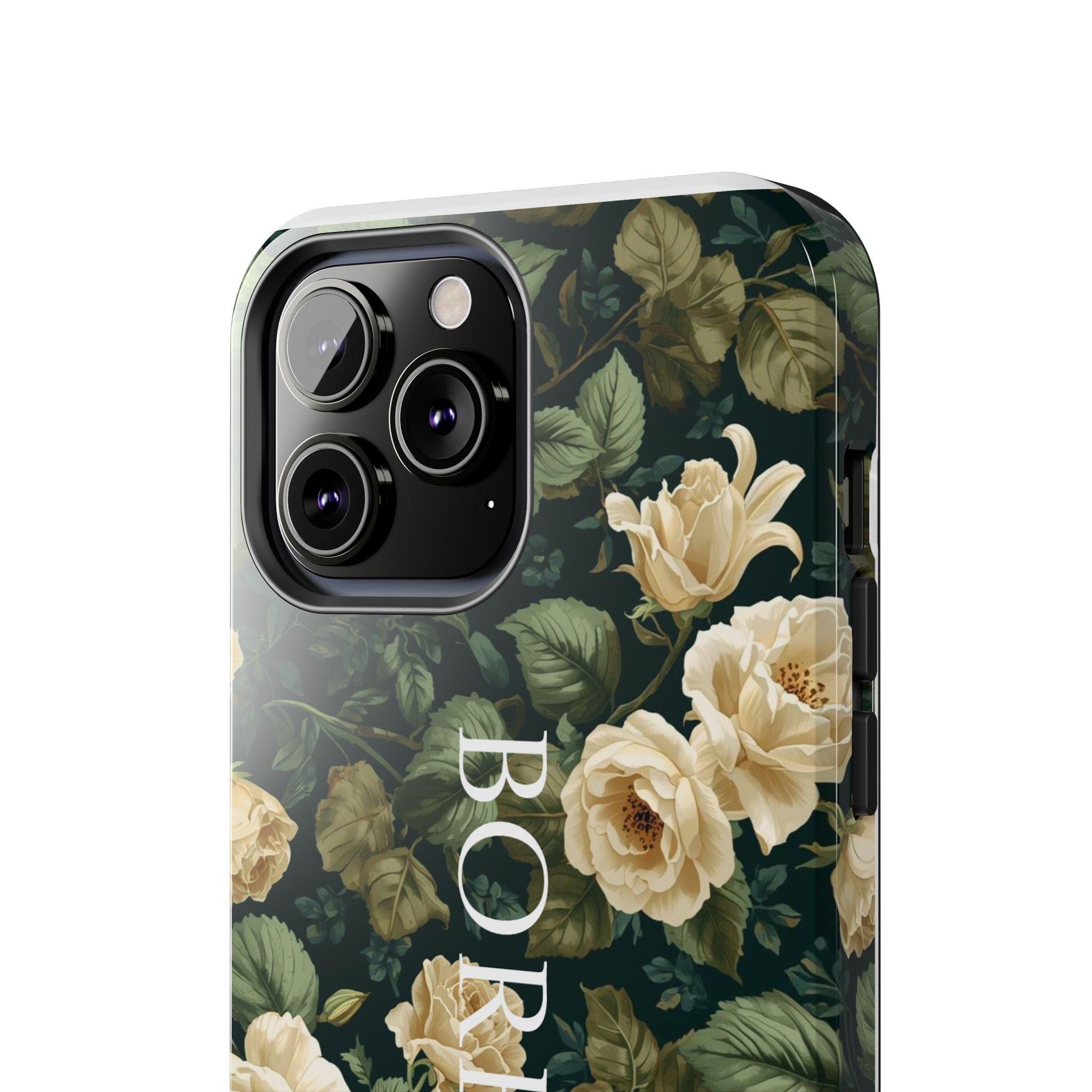 Floral Boredom Tough Phone Case, Durable Phone Cover, Gift for Her, Trendy Tech Accessories, Unique Flower Design, Stylish Phone Protection