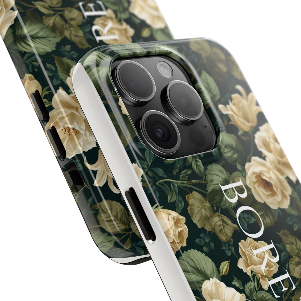 Floral Boredom Tough Phone Case, Durable Phone Cover, Gift for Her, Trendy Tech Accessories, Unique Flower Design, Stylish Phone Protection