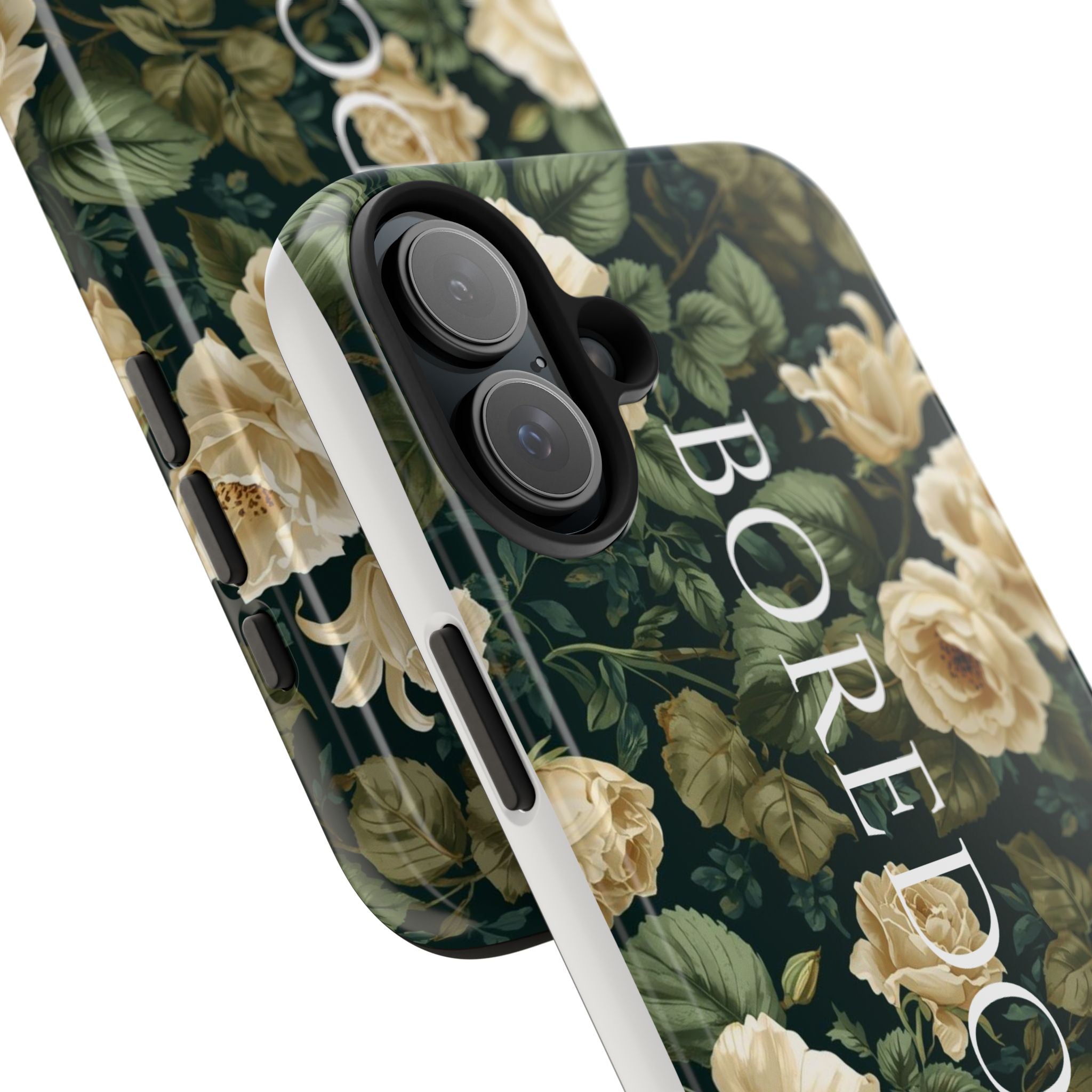 Floral Boredom Tough Phone Case, Durable Phone Cover, Gift for Her, Trendy Tech Accessories, Unique Flower Design, Stylish Phone Protection