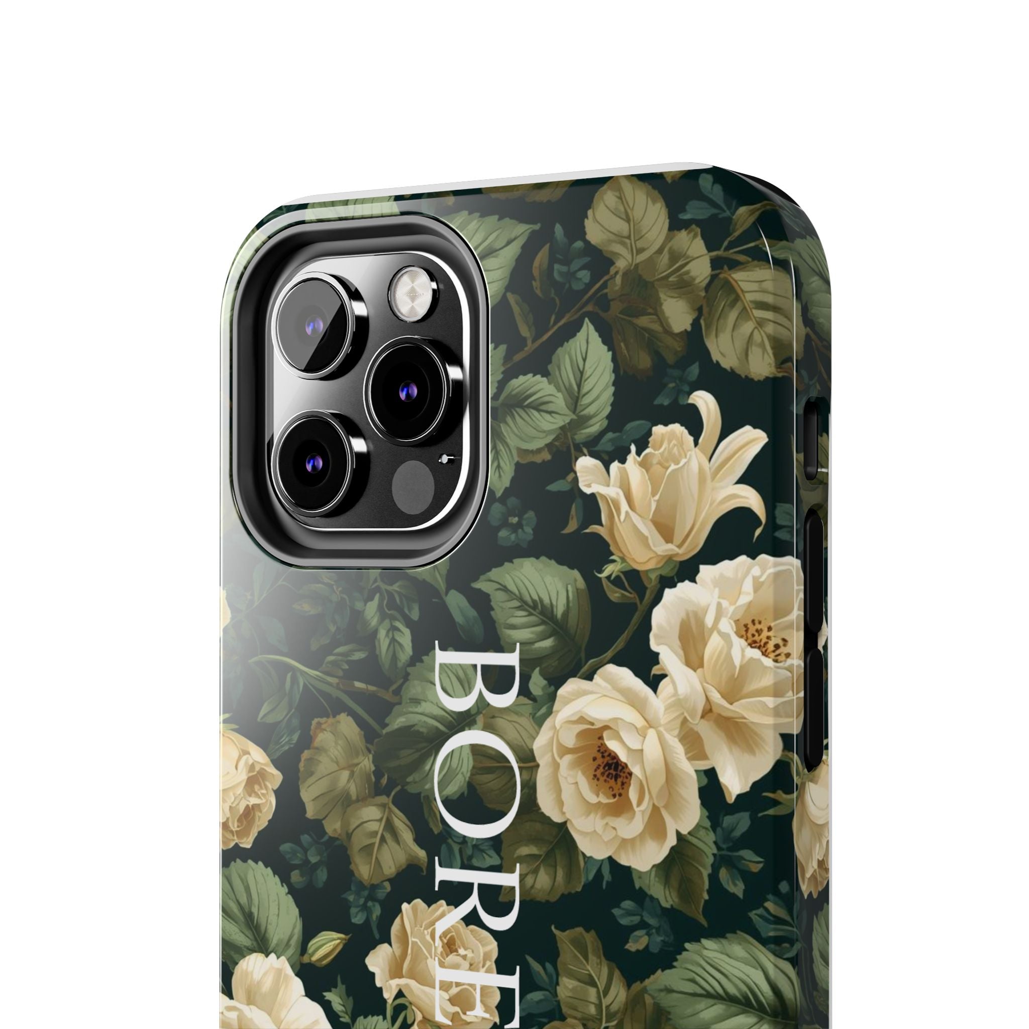 Floral Boredom Tough Phone Case, Durable Phone Cover, Gift for Her, Trendy Tech Accessories, Unique Flower Design, Stylish Phone Protection