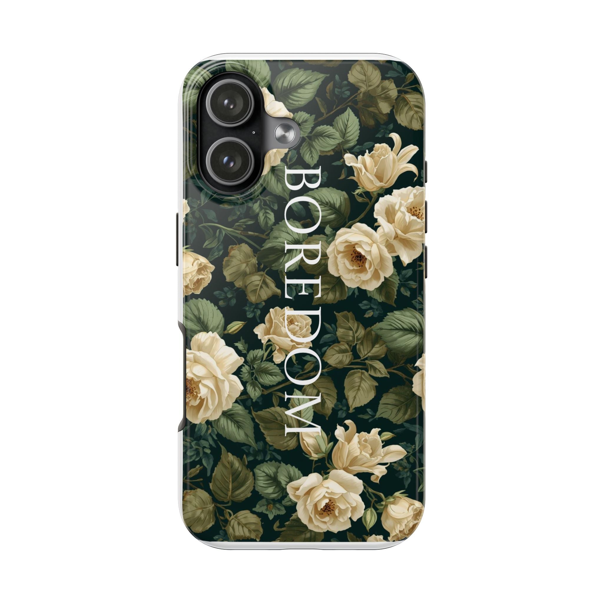 Floral Boredom Tough Phone Case, Durable Phone Cover, Gift for Her, Trendy Tech Accessories, Unique Flower Design, Stylish Phone Protection