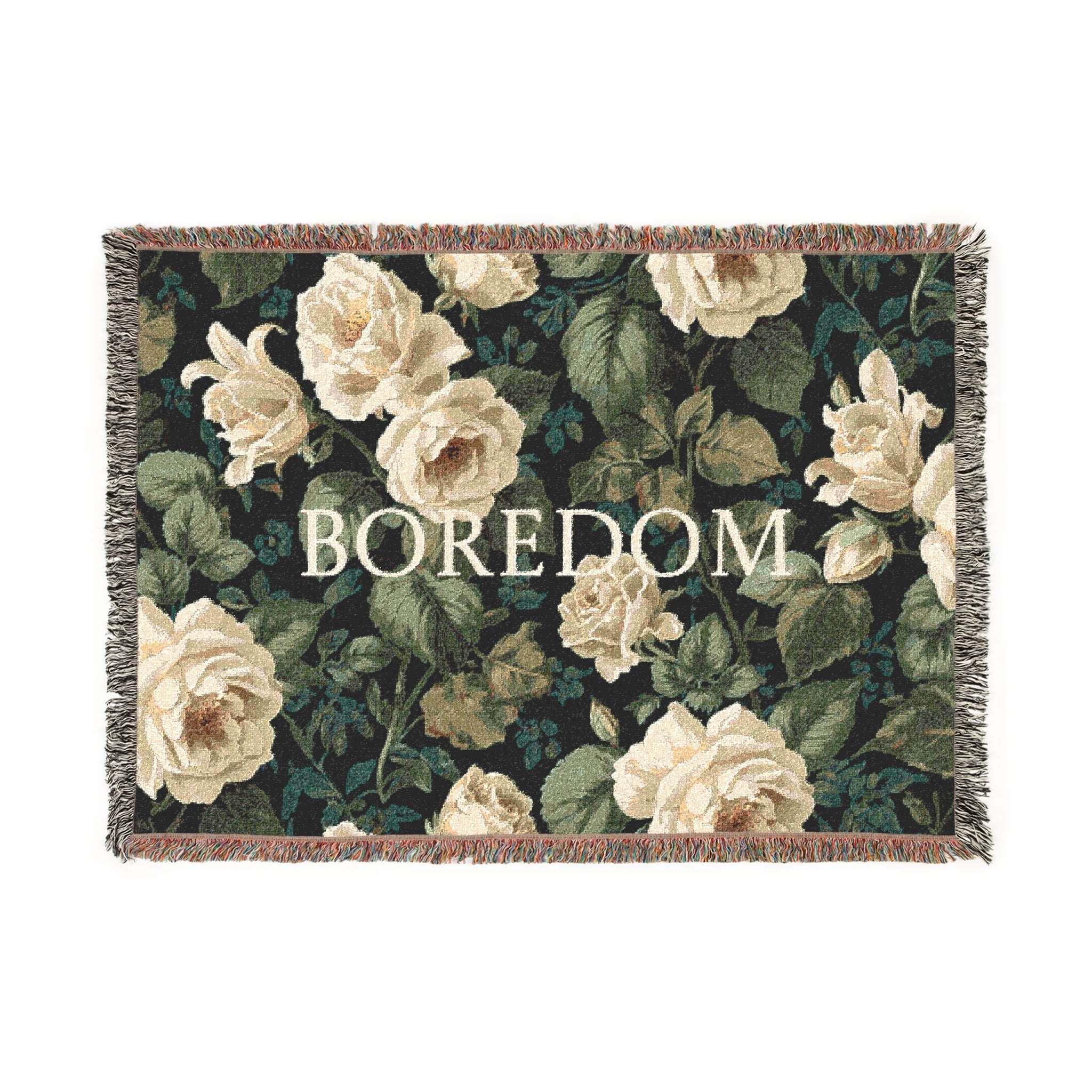 Cozy Woven Blanket- Boredom