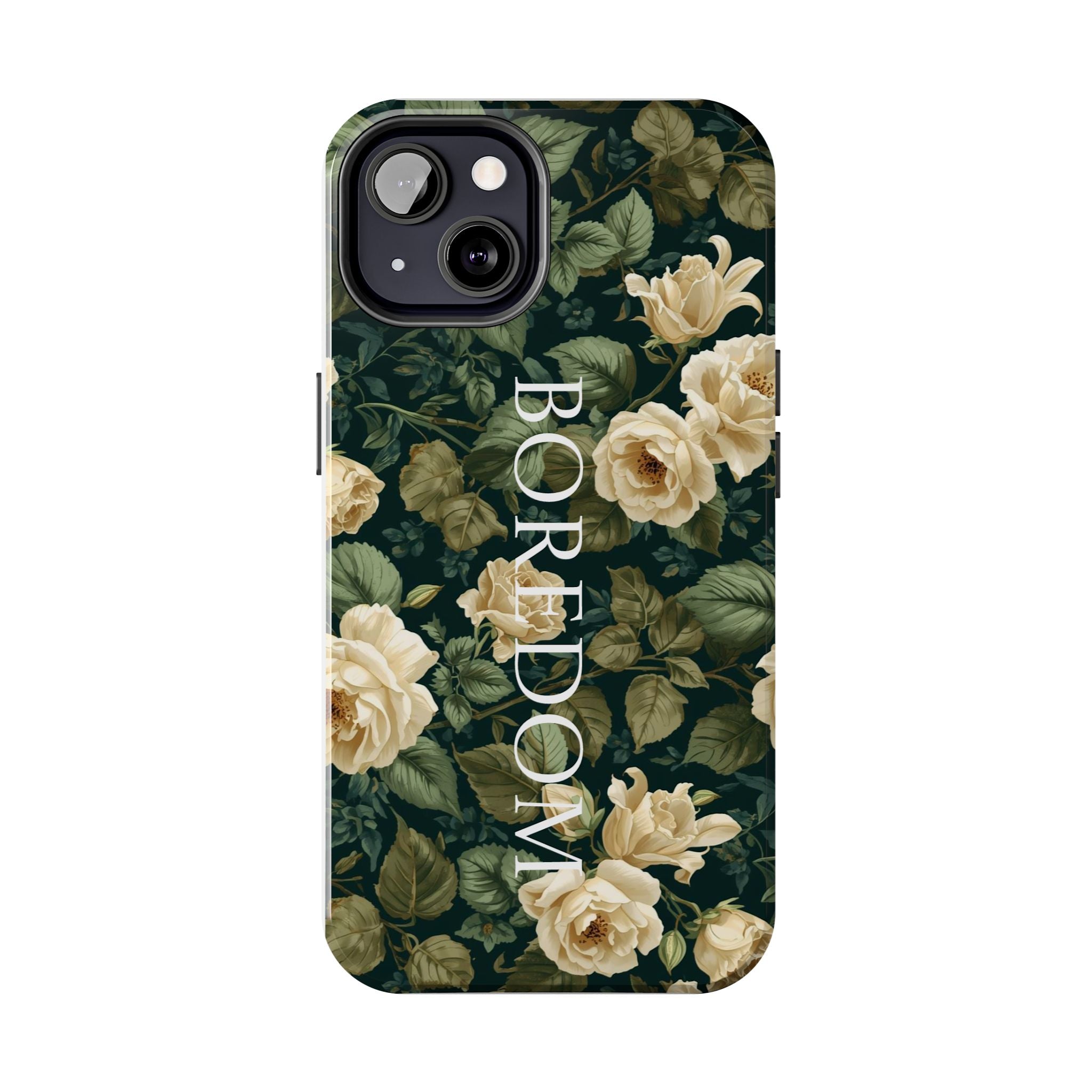 Floral Boredom Tough Phone Case, Durable Phone Cover, Gift for Her, Trendy Tech Accessories, Unique Flower Design, Stylish Phone Protection