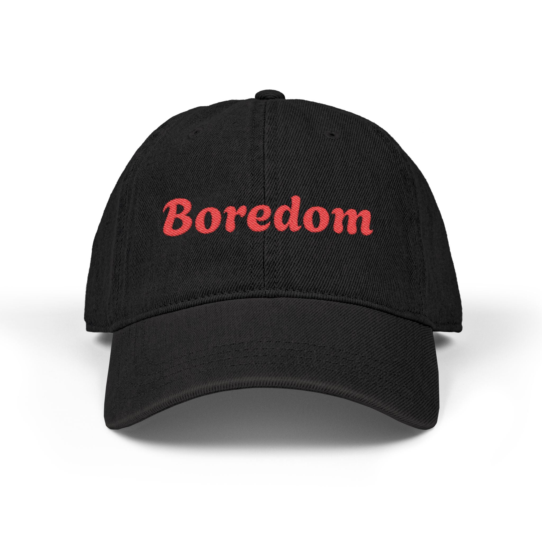 Embroidered Denim Hat - Boredom Cap