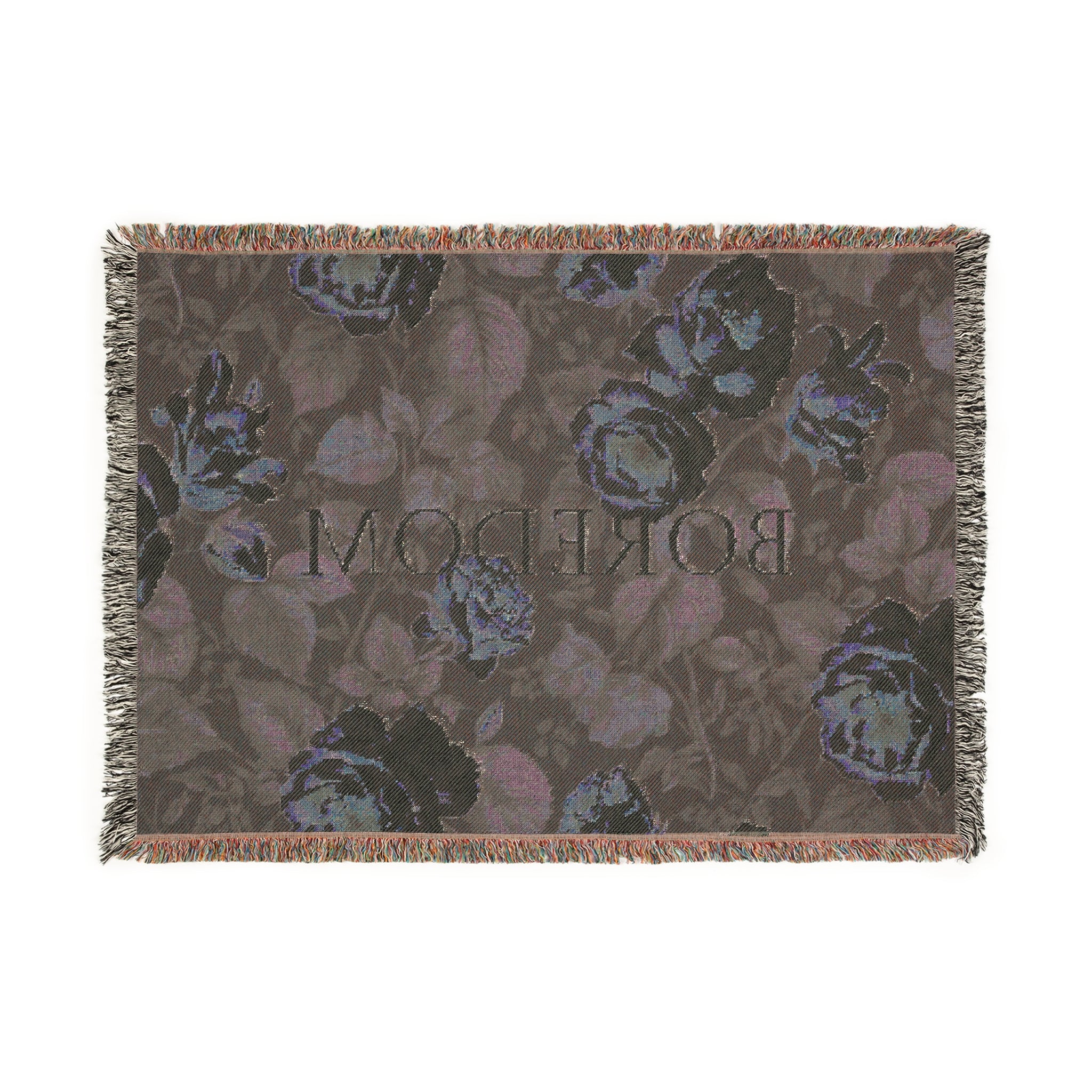 Cozy Woven Blanket- Boredom