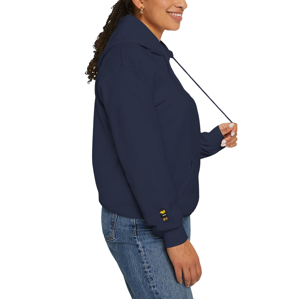 Cure the boredom embroided hoodie-Boredom