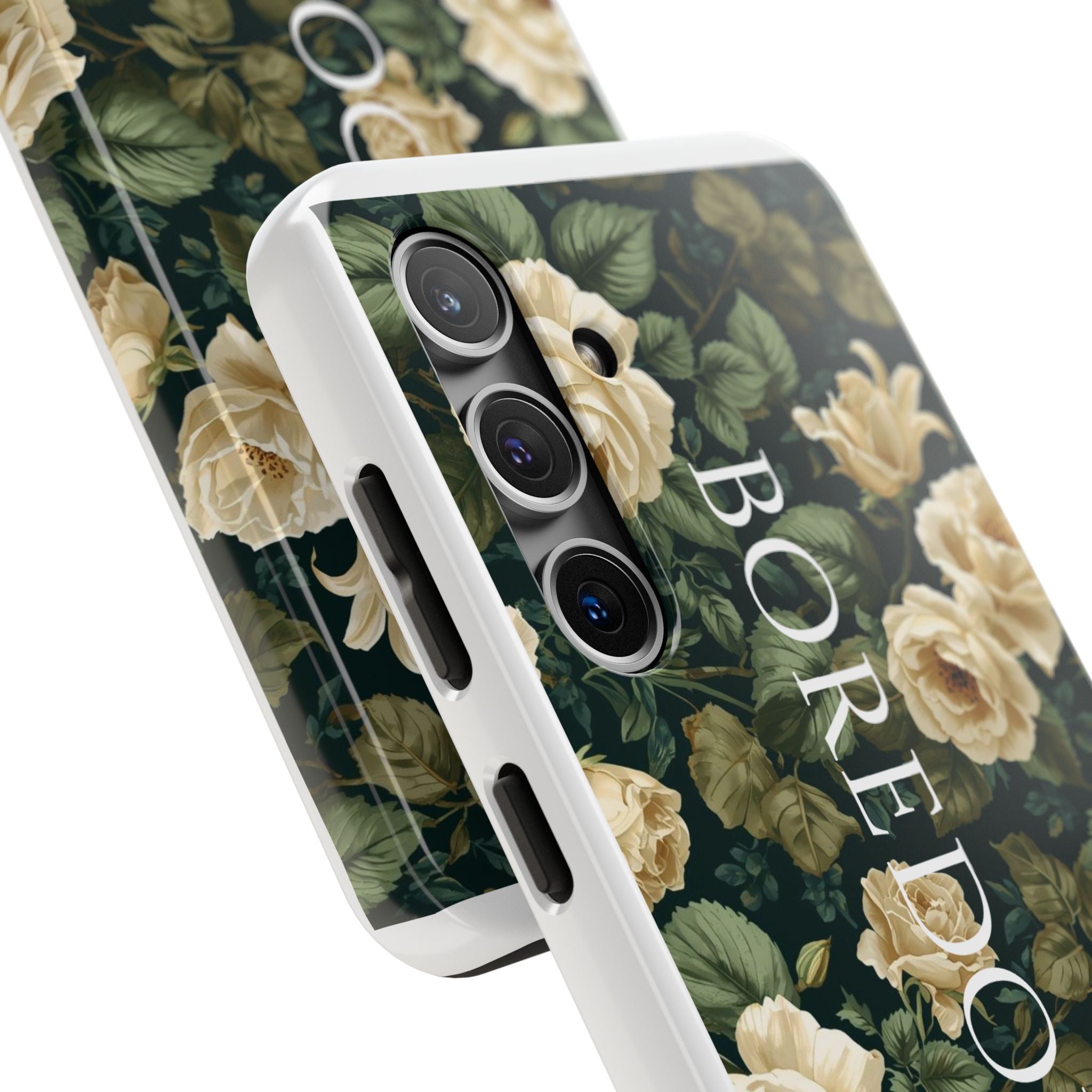 Floral Boredom Tough Phone Case, Durable Phone Cover, Gift for Her, Trendy Tech Accessories, Unique Flower Design, Stylish Phone Protection