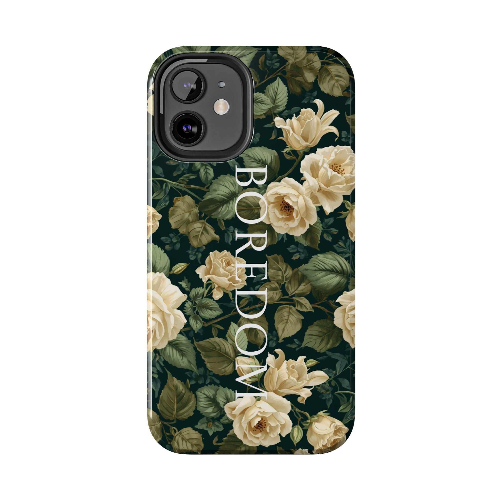 Floral Boredom Tough Phone Case, Durable Phone Cover, Gift for Her, Trendy Tech Accessories, Unique Flower Design, Stylish Phone Protection