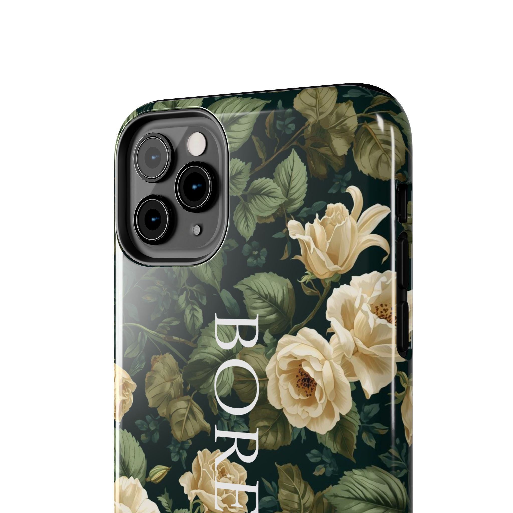 Floral Boredom Tough Phone Case, Durable Phone Cover, Gift for Her, Trendy Tech Accessories, Unique Flower Design, Stylish Phone Protection