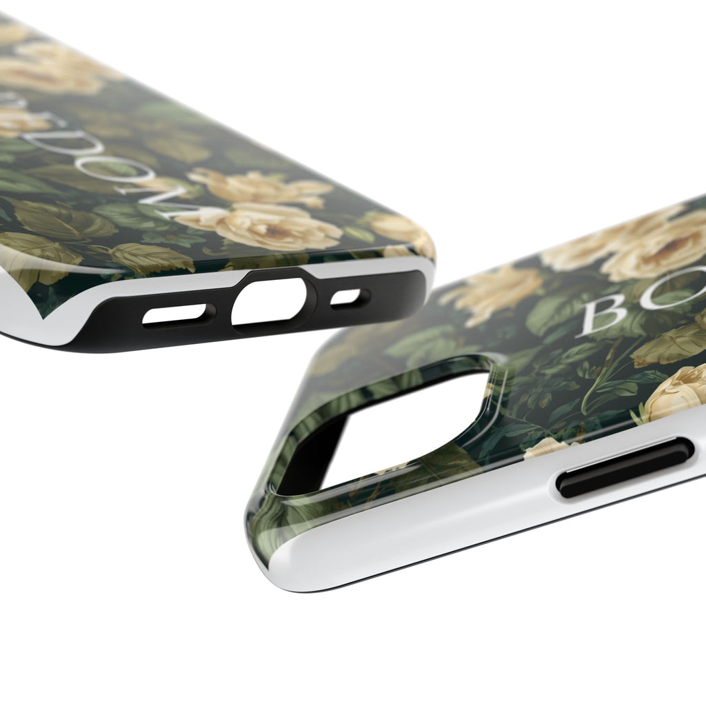 Floral Boredom Tough Phone Case, Durable Phone Cover, Gift for Her, Trendy Tech Accessories, Unique Flower Design, Stylish Phone Protection
