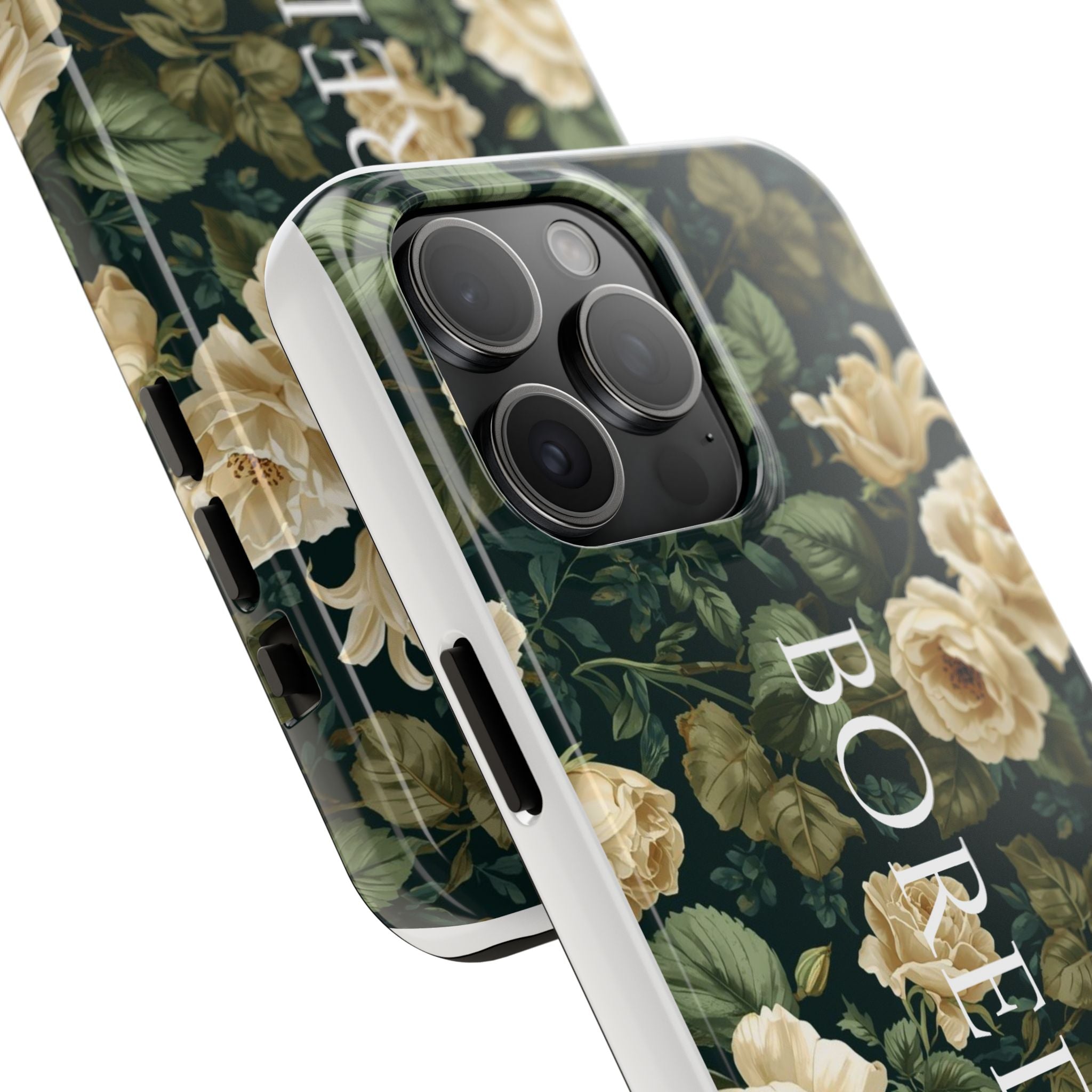 Floral Boredom Tough Phone Case, Durable Phone Cover, Gift for Her, Trendy Tech Accessories, Unique Flower Design, Stylish Phone Protection