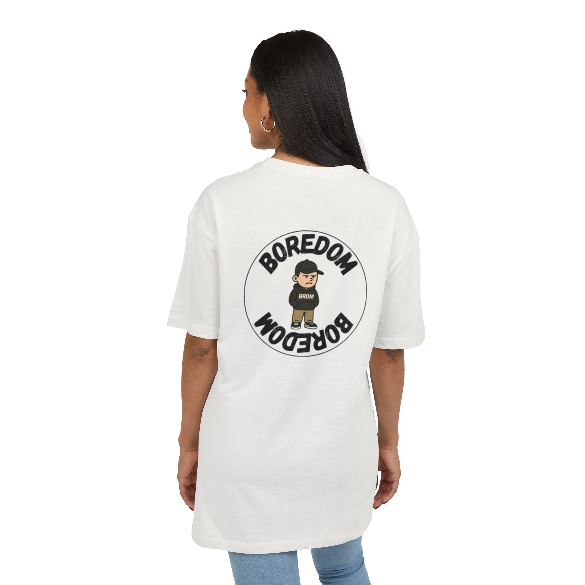 Heavy cotton oversized Tee-Boredom