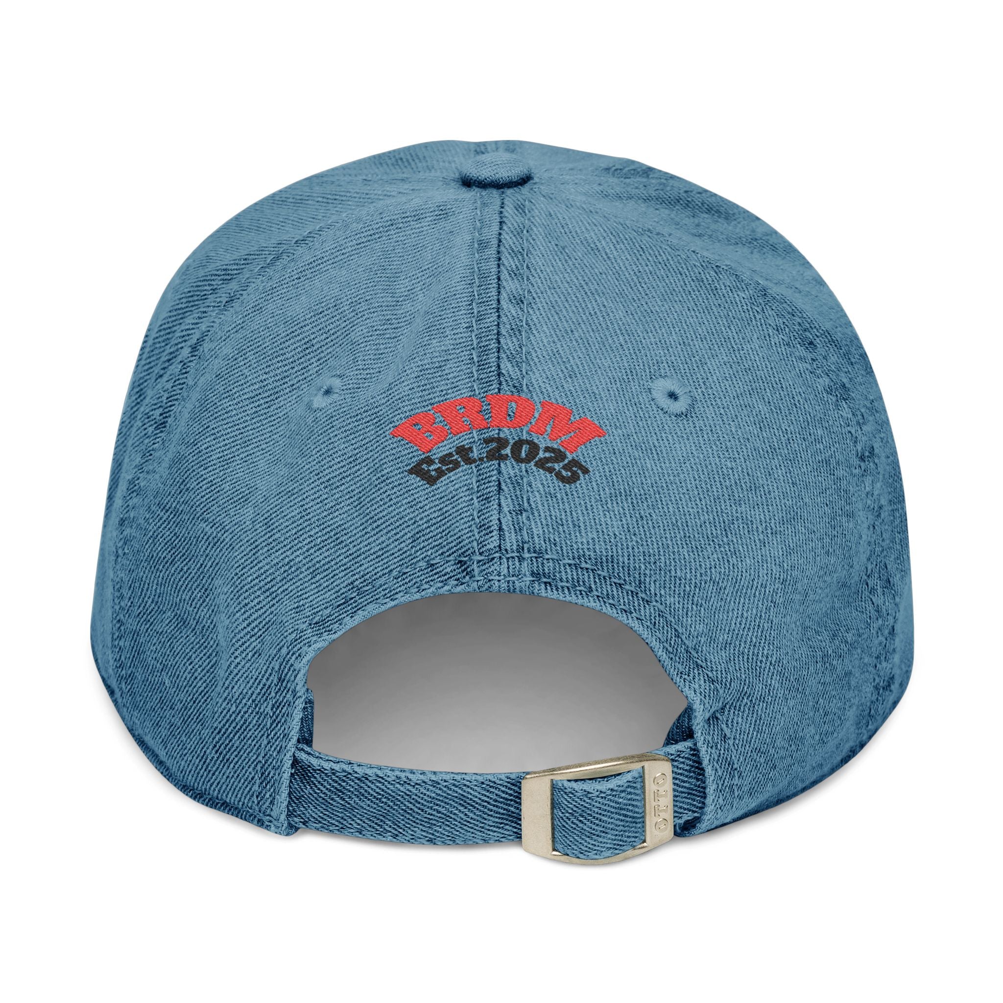 Embroidered Denim Hat - Boredom Cap