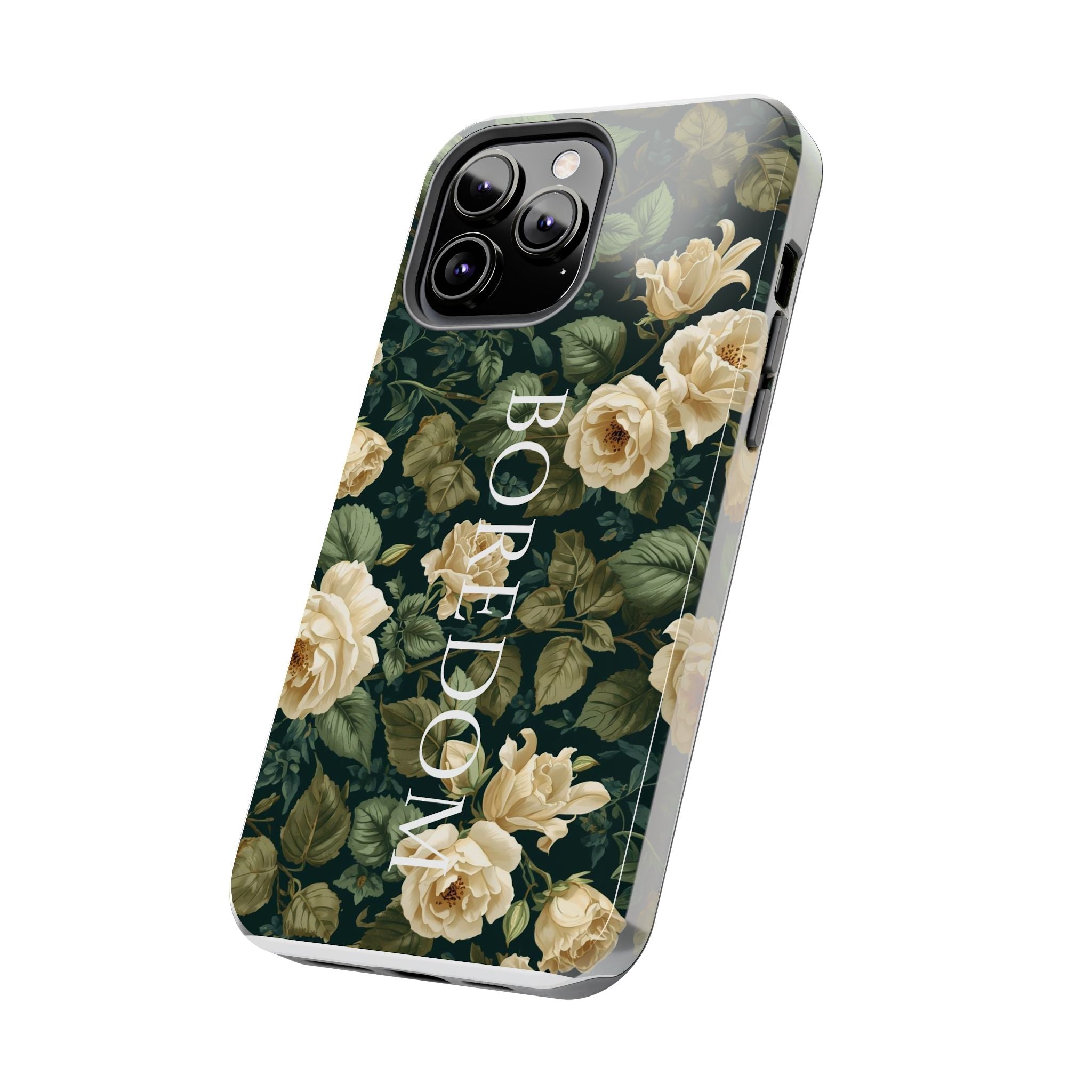 Floral Boredom Tough Phone Case, Durable Phone Cover, Gift for Her, Trendy Tech Accessories, Unique Flower Design, Stylish Phone Protection