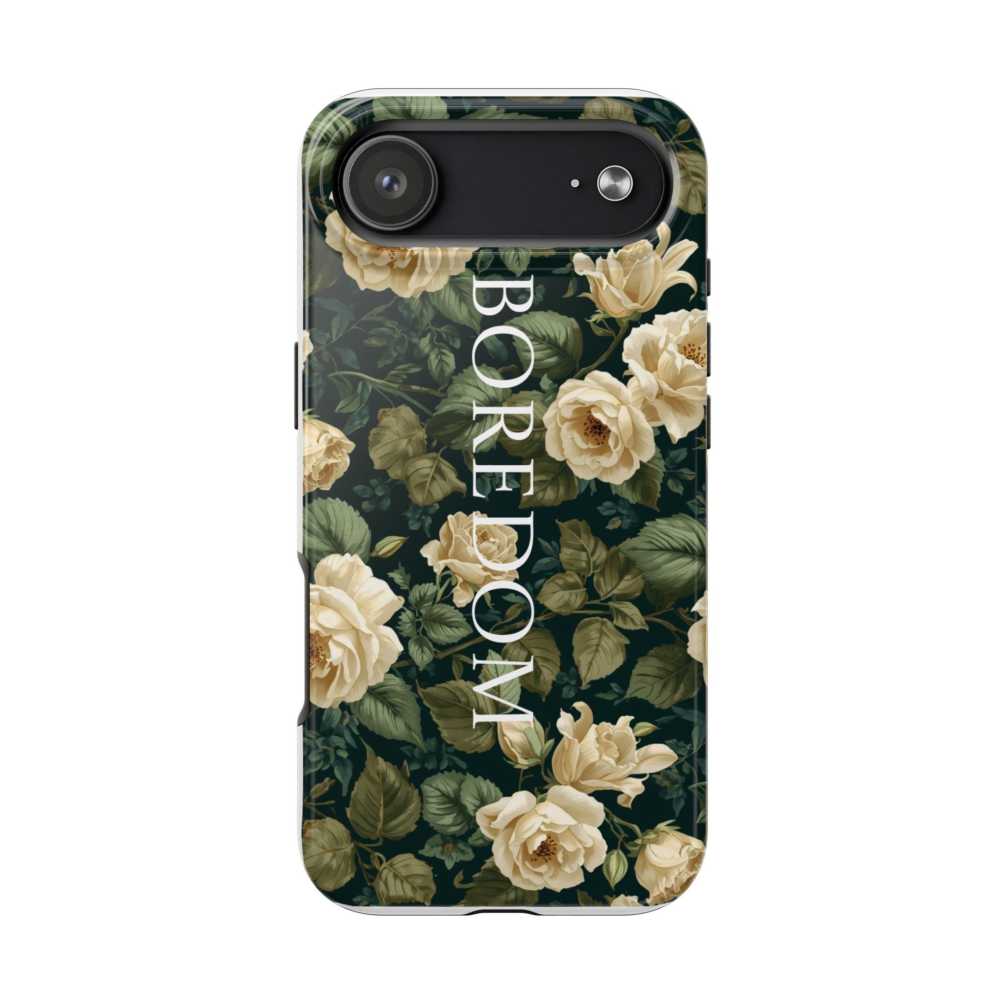 Floral Boredom Tough Phone Case, Durable Phone Cover, Gift for Her, Trendy Tech Accessories, Unique Flower Design, Stylish Phone Protection