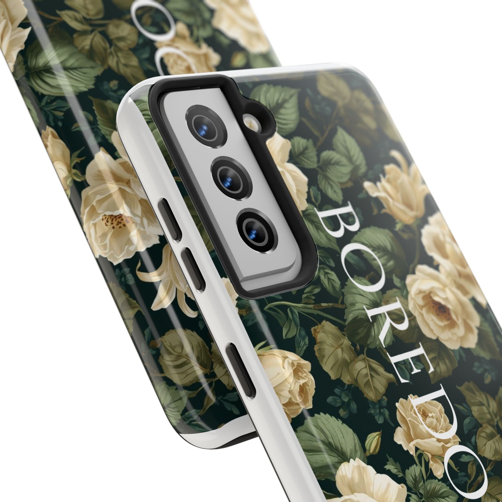 Floral Boredom Tough Phone Case, Durable Phone Cover, Gift for Her, Trendy Tech Accessories, Unique Flower Design, Stylish Phone Protection