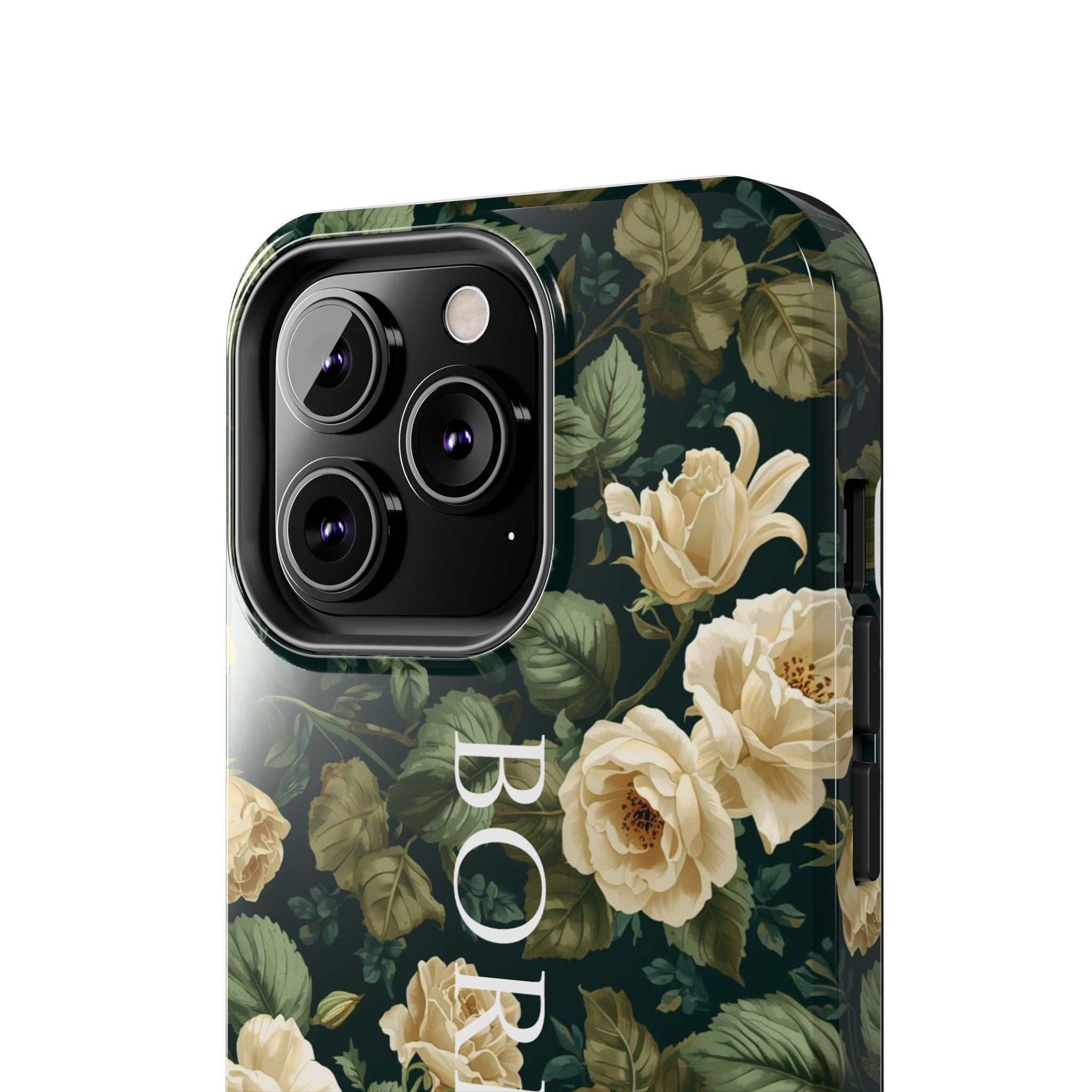 Floral Boredom Tough Phone Case, Durable Phone Cover, Gift for Her, Trendy Tech Accessories, Unique Flower Design, Stylish Phone Protection