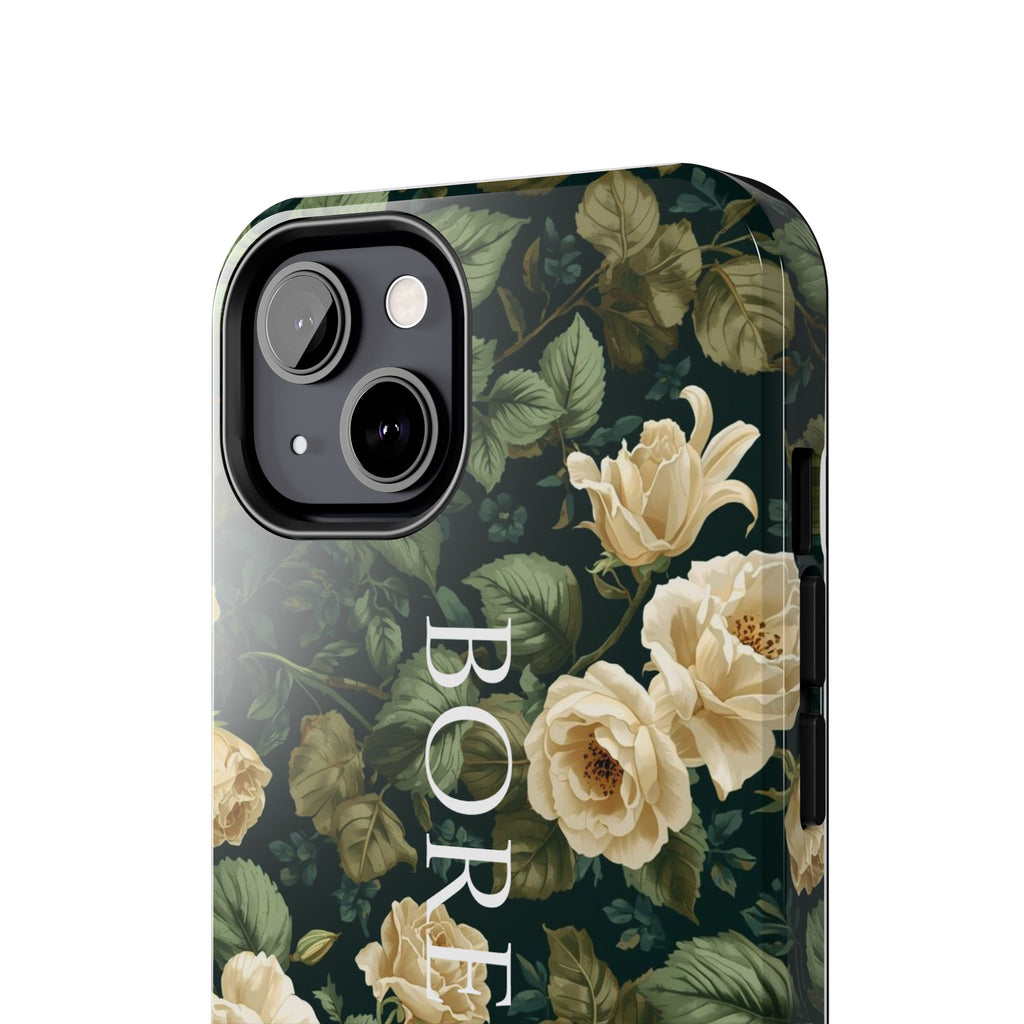 Floral Boredom Tough Phone Case, Durable Phone Cover, Gift for Her, Trendy Tech Accessories, Unique Flower Design, Stylish Phone Protection