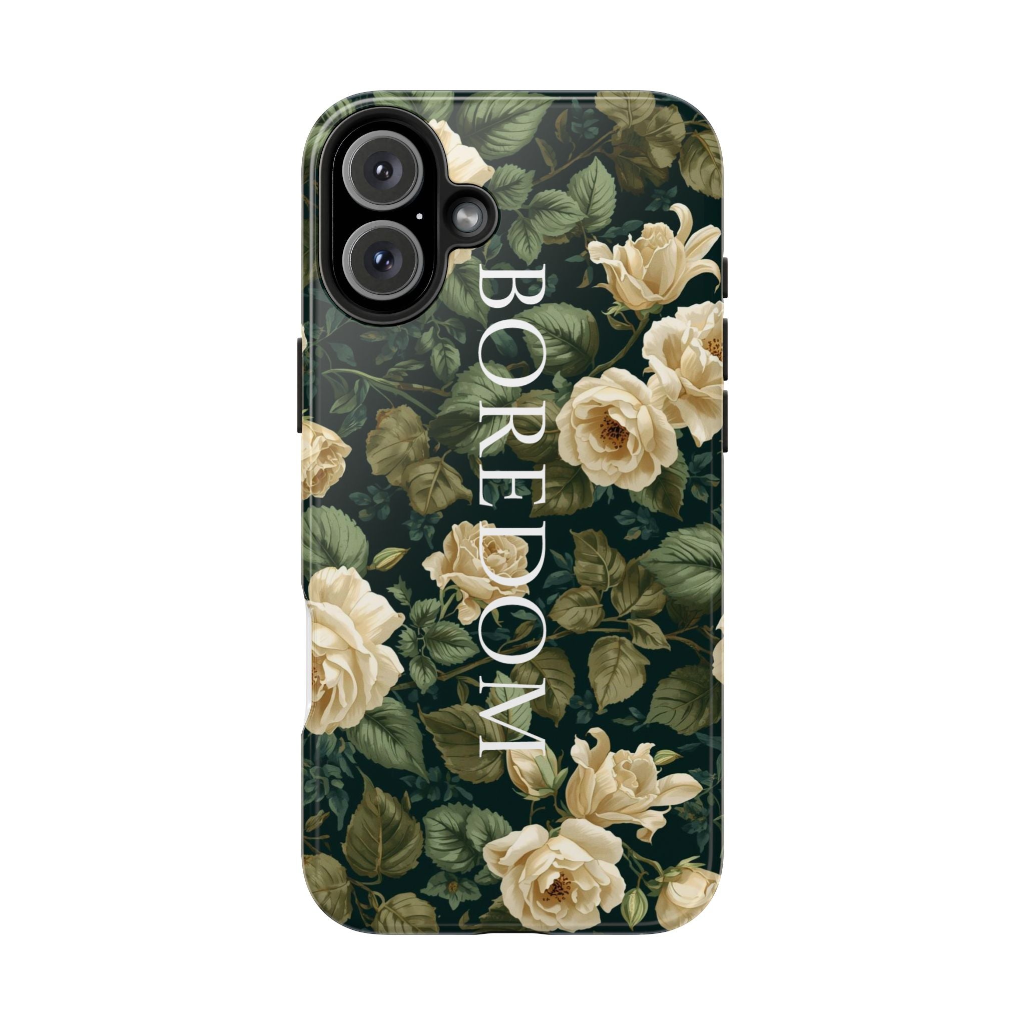 Floral Boredom Tough Phone Case, Durable Phone Cover, Gift for Her, Trendy Tech Accessories, Unique Flower Design, Stylish Phone Protection