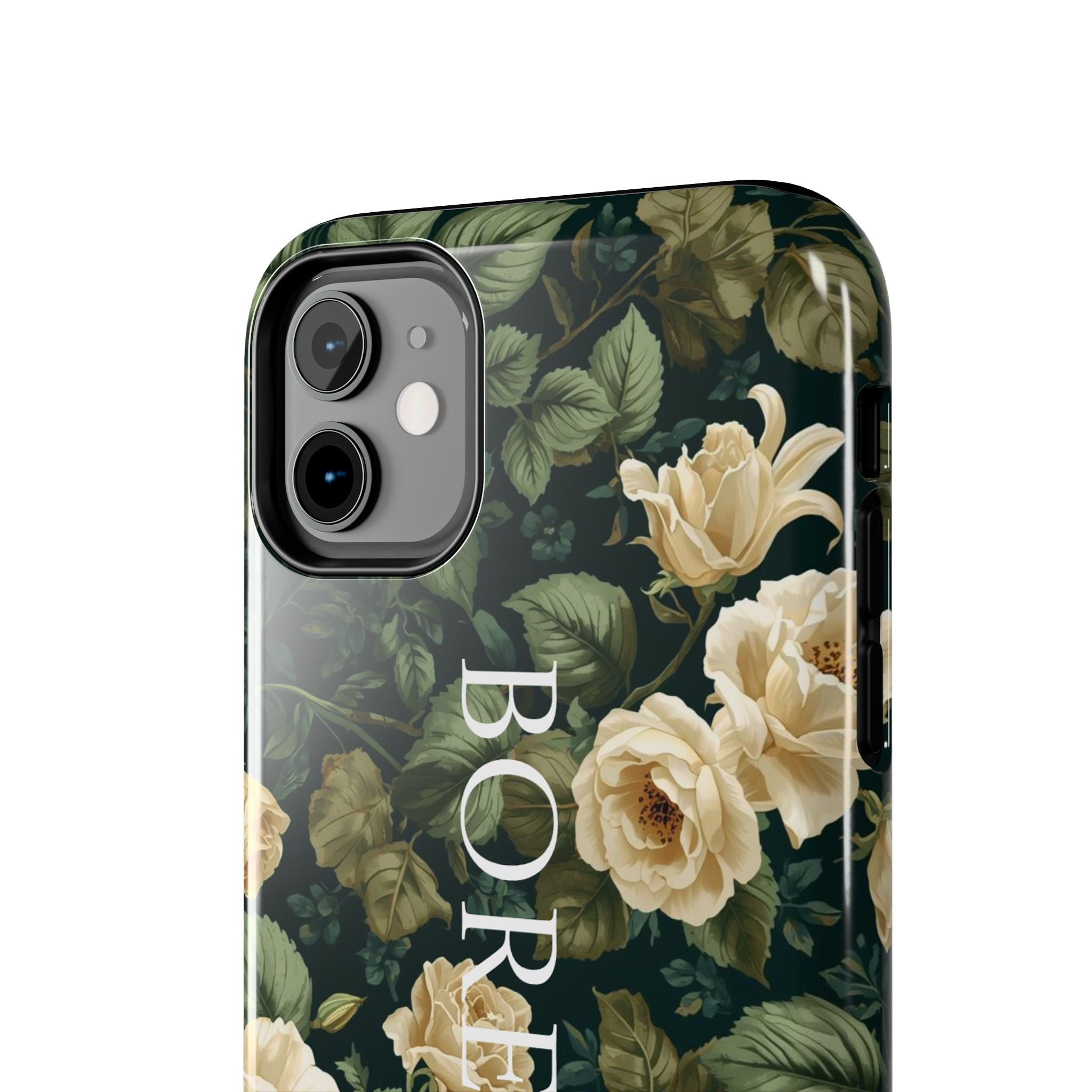 Floral Boredom Tough Phone Case, Durable Phone Cover, Gift for Her, Trendy Tech Accessories, Unique Flower Design, Stylish Phone Protection
